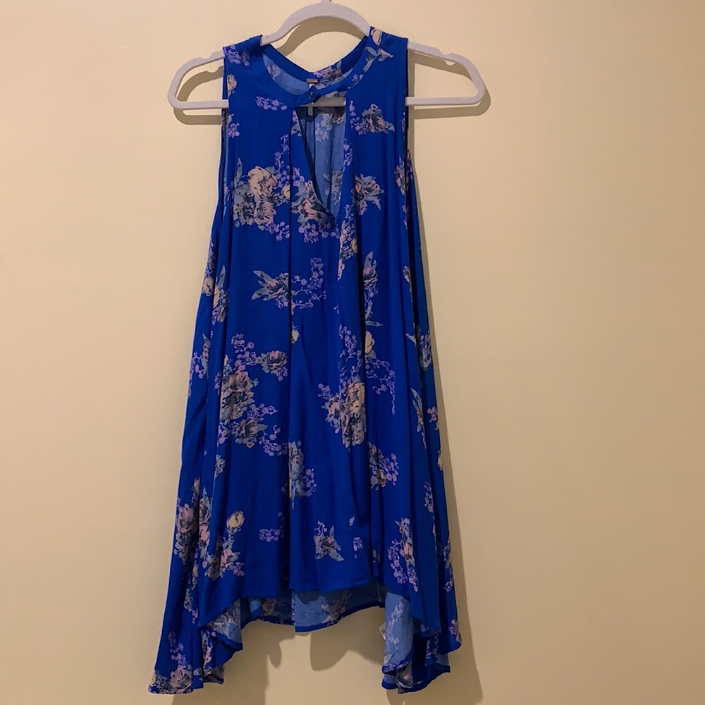 free people blue dress